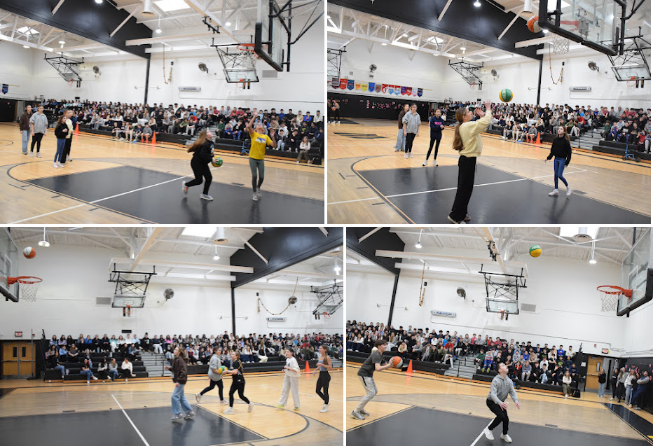 kids playing basketball